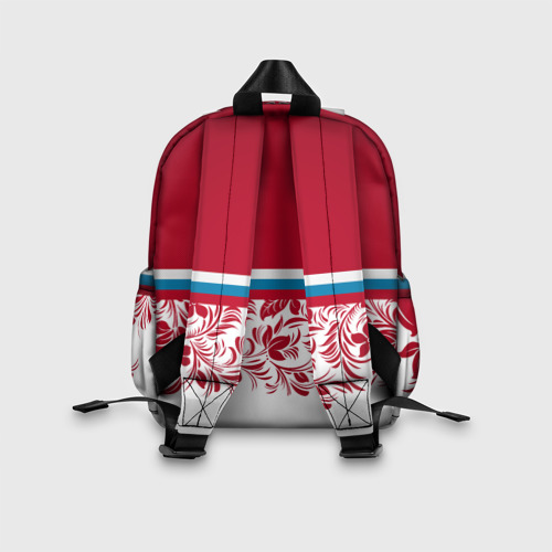 Детский рюкзак 3D с принтом Российский герб, вид сзади #2