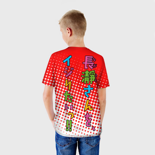 Детская 3D футболка с принтом Nagatorо, вид сзади #2