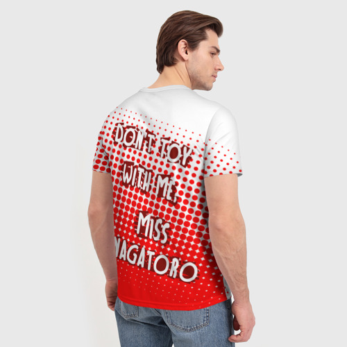 Мужская 3D футболка с принтом Nаgatoro, вид сзади #2
