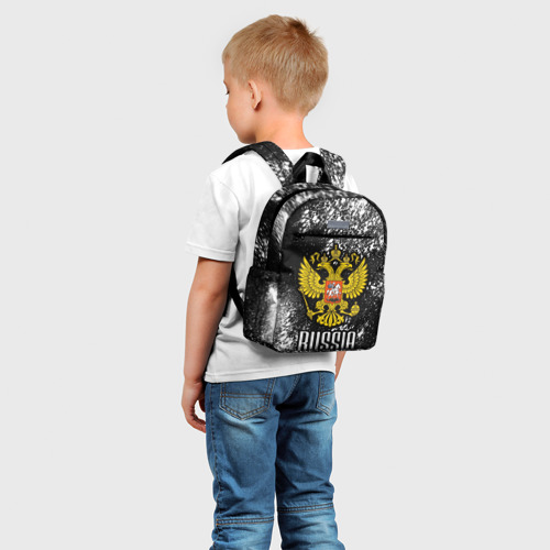 Детский рюкзак 3D с принтом Russia, фото на моделе #1