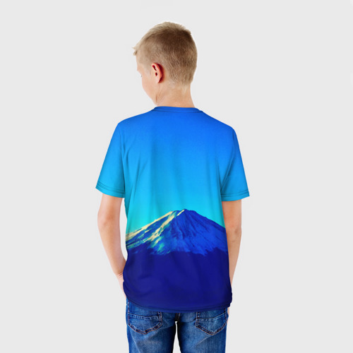 Детская футболка 3D с принтом Магадан | герб, вид сзади #2