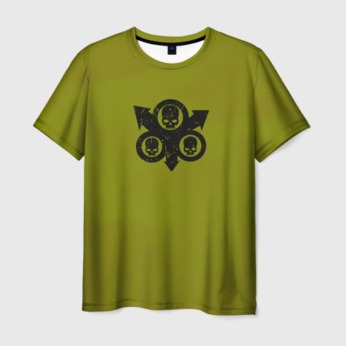 Мужская футболка 3D с принтом Гвардия Смерти после Ереси цвет легиона, вид спереди #2