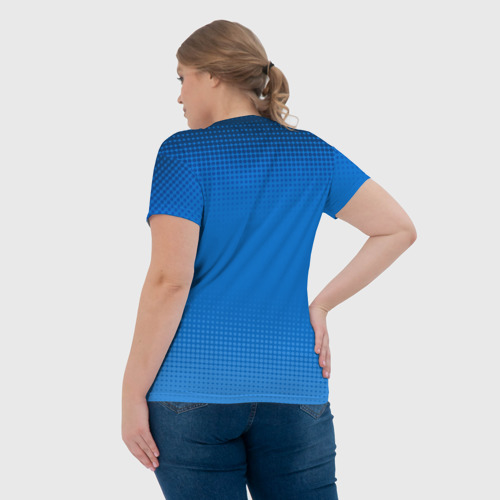 Женская футболка 3D с принтом Tom Edd Matt, вид сзади #2