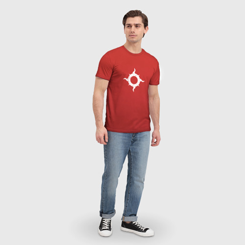 Мужская футболка 3D с принтом Тысяча сынов до Ереси цвет легиона, вид сбоку #3