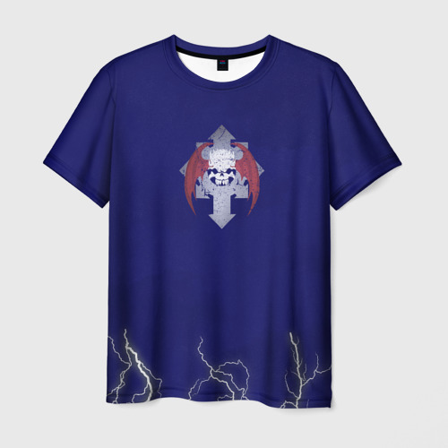 Мужская футболка 3D с принтом Повелители ночи после Ереси цвет легиона, вид спереди #2