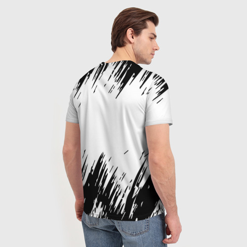 Мужская футболка 3D с принтом Pyrokinesis - Андрей Пирокинезис, вид сзади #2