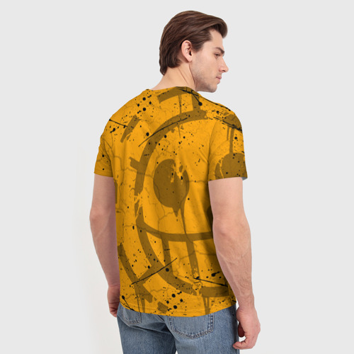 Мужская 3D футболка с принтом ONE PIECE ПИРАТЫ / ЛОГО, вид сзади #2