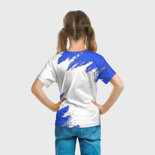Детская 3D футболка с принтом Poppy Playtime, вид сзади #2
