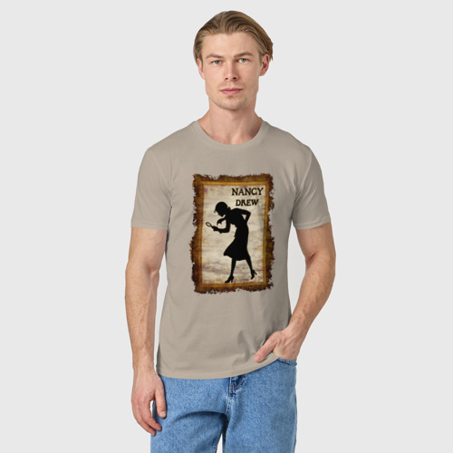 Мужская футболка хлопок с принтом Нэнси Дрю / Nancy Drew, фото на моделе #1