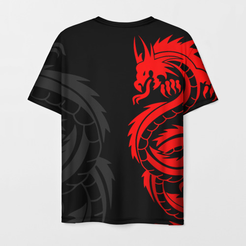 Мужская 3D футболка с принтом Аниме Токийские мстители: Красный дракон, вид сзади #1