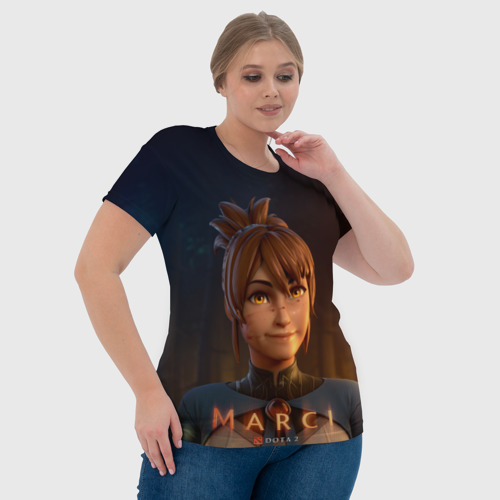 Женская футболка 3D с принтом Милаха Марси, фото #4