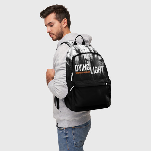 Рюкзак 3D с принтом DYING LIGHT ХАРАН, фото на моделе #1