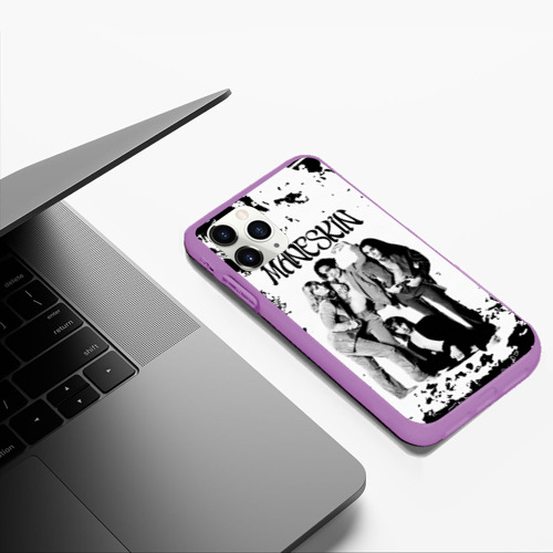 Чехол для iPhone 11 Pro Max матовый с принтом Maneskin / Монэскин, рок - группа, фото #5