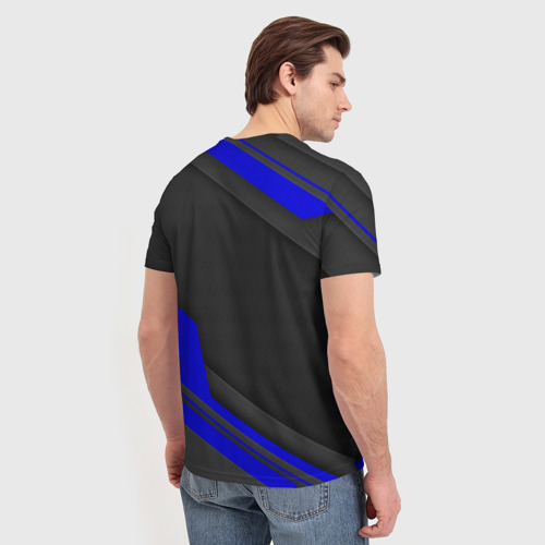 Мужская футболка 3D с принтом Ford / Форд авто, вид сзади #2