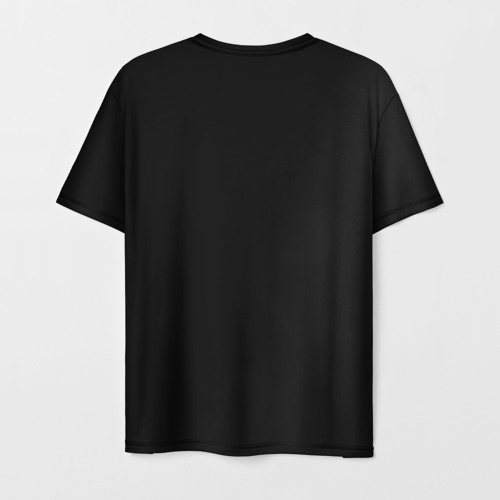 Мужская 3D футболка с принтом Бульвар Депо на концерте, вид сзади #1