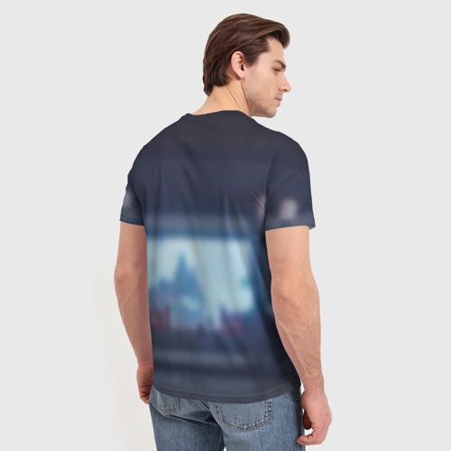 Мужская футболка 3D с принтом Камисато Аяка в примогеме, вид сзади #2