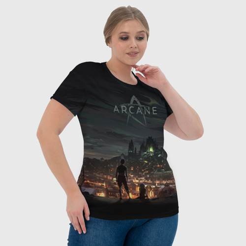 Женская футболка 3D с принтом Акрейн А, фото #4