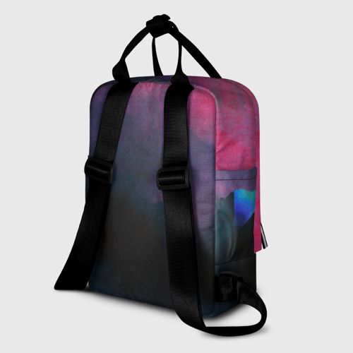 Женский рюкзак 3D с принтом Mnogoznaal art, вид сзади #1