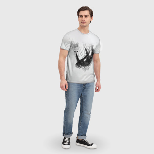 Мужская футболка 3D с принтом The Nothing - Korn, вид сбоку #3