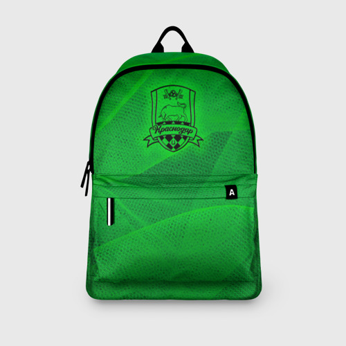 Рюкзак 3D с принтом Краснодар lime theme, вид сбоку #3