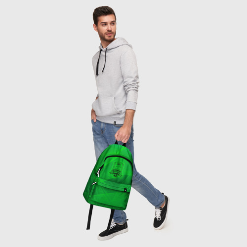 Рюкзак 3D с принтом Краснодар lime theme, фото #5