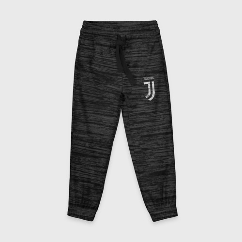 Детские брюки 3D с принтом Juventus Asphalt theme, вид спереди #2