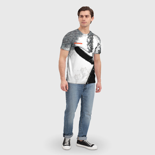 Мужская футболка 3D с принтом Led Zeppelin - дебютный альбом, вид сбоку #3