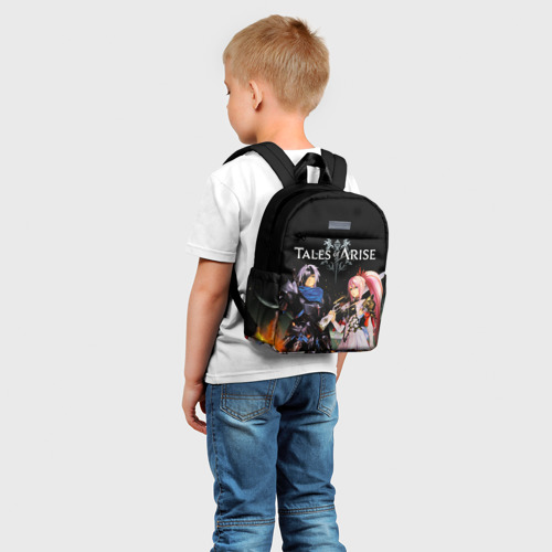 Детский рюкзак 3D с принтом Tales of Arise, Алфен и Шион, фото на моделе #1