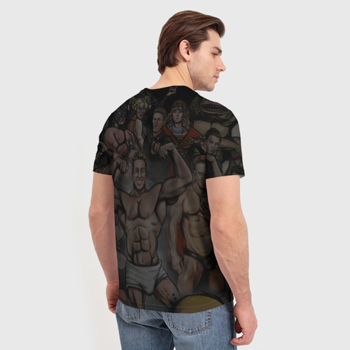 Мужская 3D футболка с принтом BILLY HERRINGTON / БИЛЛИ ХЕРРИНГТОН / GACHIMUCHI / ANIKI, вид сзади #2