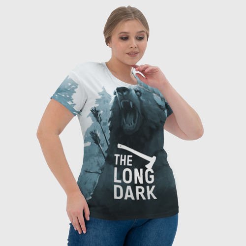 Женская футболка 3D с принтом The Long Dark (медведь), фото #4