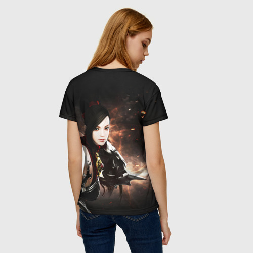 Женская 3D футболка с принтом LOST ARK INFIGHTER, вид сзади #2