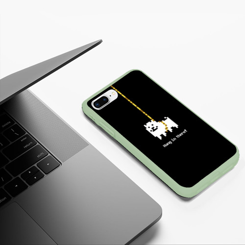 Чехол для iPhone 7Plus/8 Plus матовый с принтом UNDERTALE DOG НА КАНАТЕ, фото #5