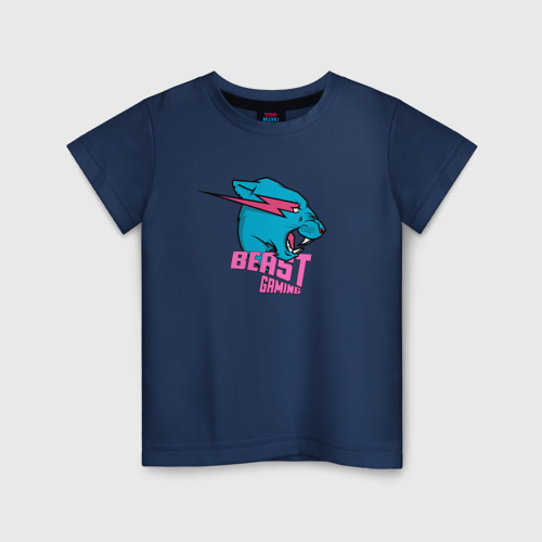 Детская футболка с принтом Mr Beast Gaming, вид спереди #2