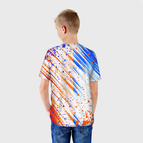 Детская футболка 3D с принтом Вспыш и чудо-машинки Пикап & AJ, вид сзади #2