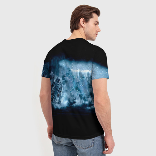 Мужская футболка 3D с принтом Проклятье морей - Ария, вид сзади #2