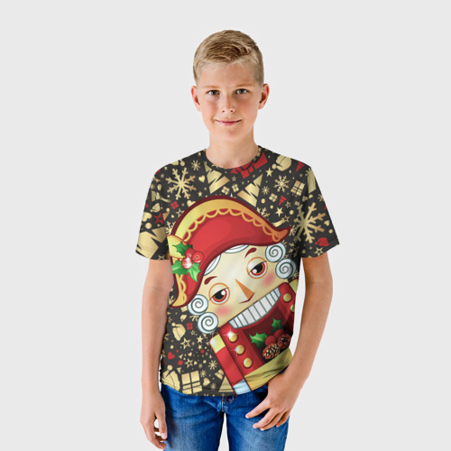 Детская футболка 3D с принтом ЩЕЛКУНЧИК - 2022, фото на моделе #1