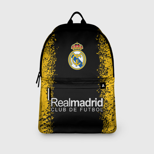 Рюкзак 3D с принтом Реал Мадрид / Спрей, вид сбоку #3