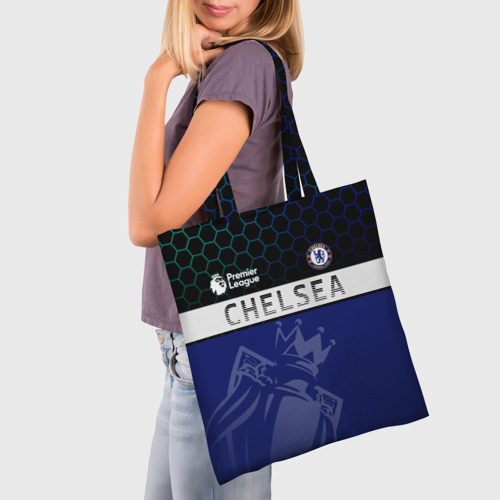 Шоппер 3D с принтом FC Chelsea London | ФК Челси Лонон, фото на моделе #1