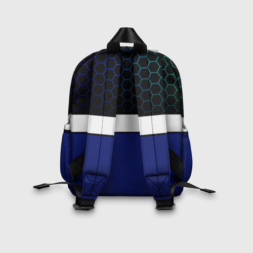 Детский рюкзак 3D с принтом FC Chelsea London | ФК Челси Лонон, вид сзади #2
