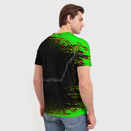 Мужская футболка 3D с принтом [Monster Energy] - Энергетический напиток, вид сзади #2