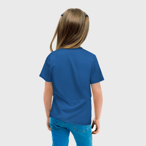Детская футболка с принтом Deltarune Руна, вид сзади #2