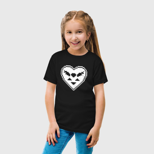 Детская футболка с принтом [Deltarune] - Сердце, вид сбоку #3