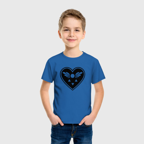 Детская футболка с принтом [Deltarune] - Руна в сердце, фото на моделе #1