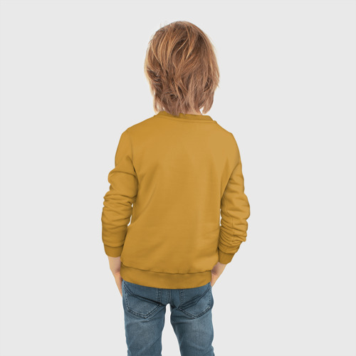 Детский свитшот хлопок с принтом Ральзей | Deltarun, вид сзади #2