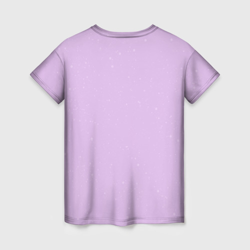 Женская футболка 3D с принтом Unicorn Izzy, вид сзади #1