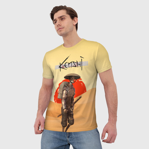 Мужская футболка 3D с принтом Kenshi Кенши, фото на моделе #1