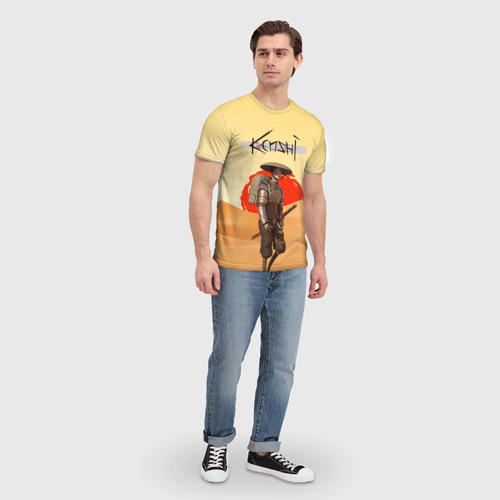 Мужская футболка 3D с принтом Kenshi Кенши, вид сбоку #3