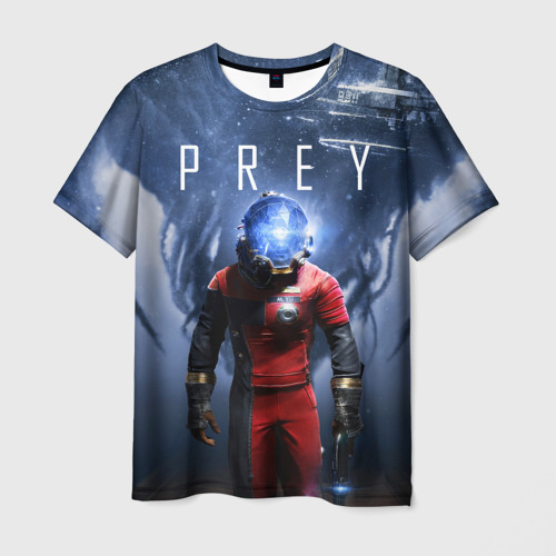 Мужская 3D футболка с принтом PREY, Morgan Yu, вид спереди #2