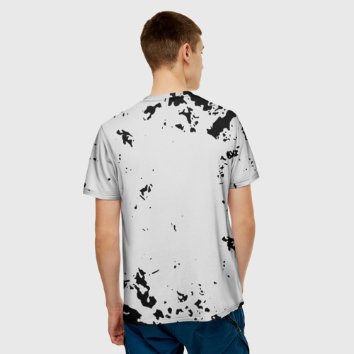 Мужская 3D футболка с принтом Prey Монстр, вид сзади #2