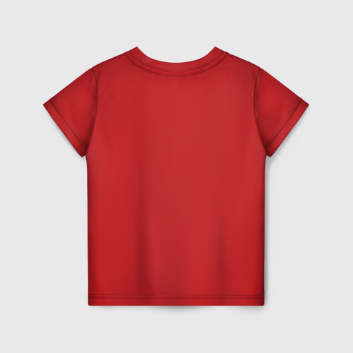 Детская 3D футболка с принтом Nibbles and Jerry Love, вид сзади #1